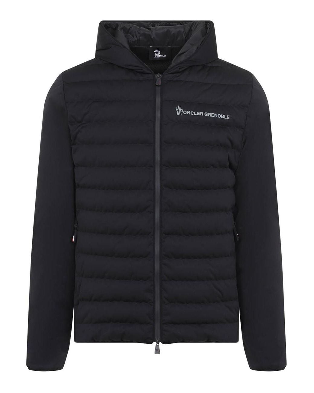 Moncler Black Grenoble Zip Up Cardigan Jacket for men