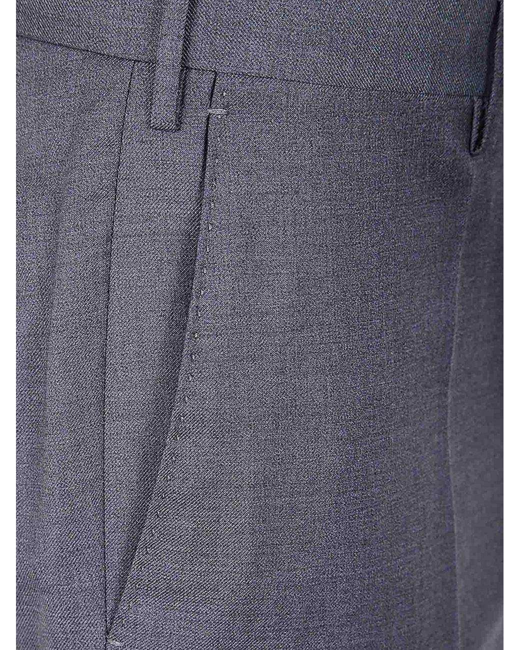 Incotex Blue Trousers for men