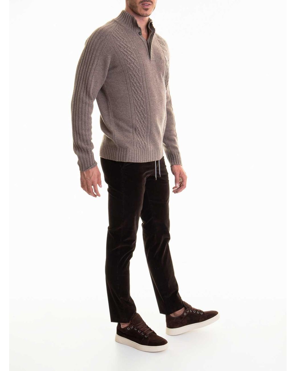 Corneliani Brown Sweater for men
