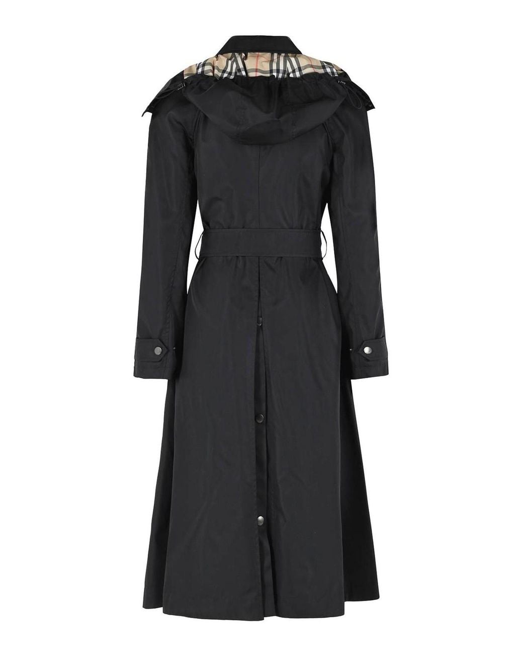 Abrigo Largo Burberry de color Black
