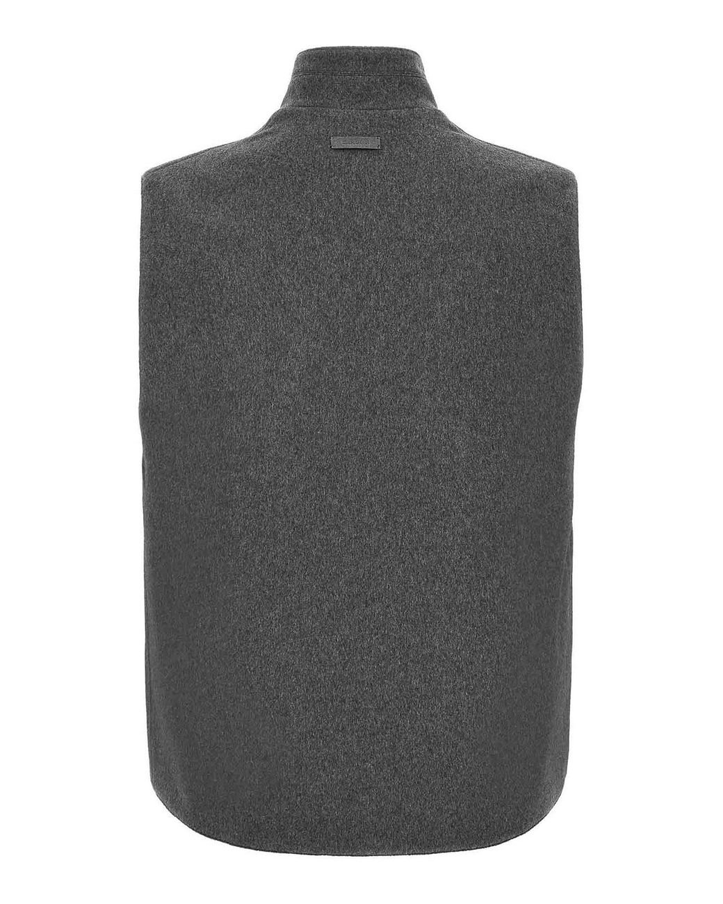 Lardini Gray Wool Vest for men