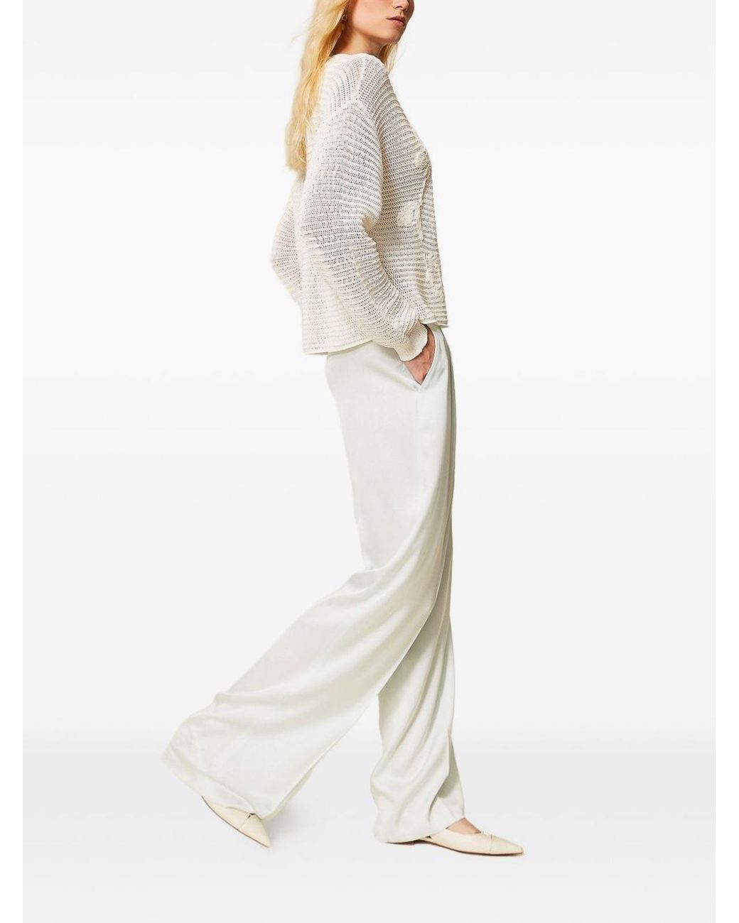 Twinset White Casual Jacket