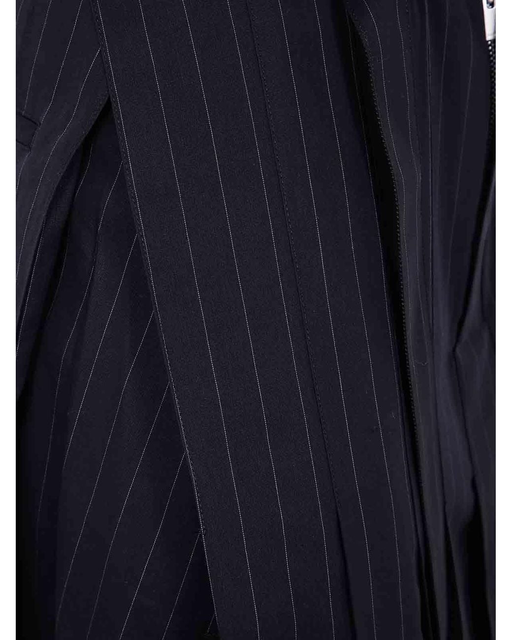 Sacai Blue High Twist Voile Skirt