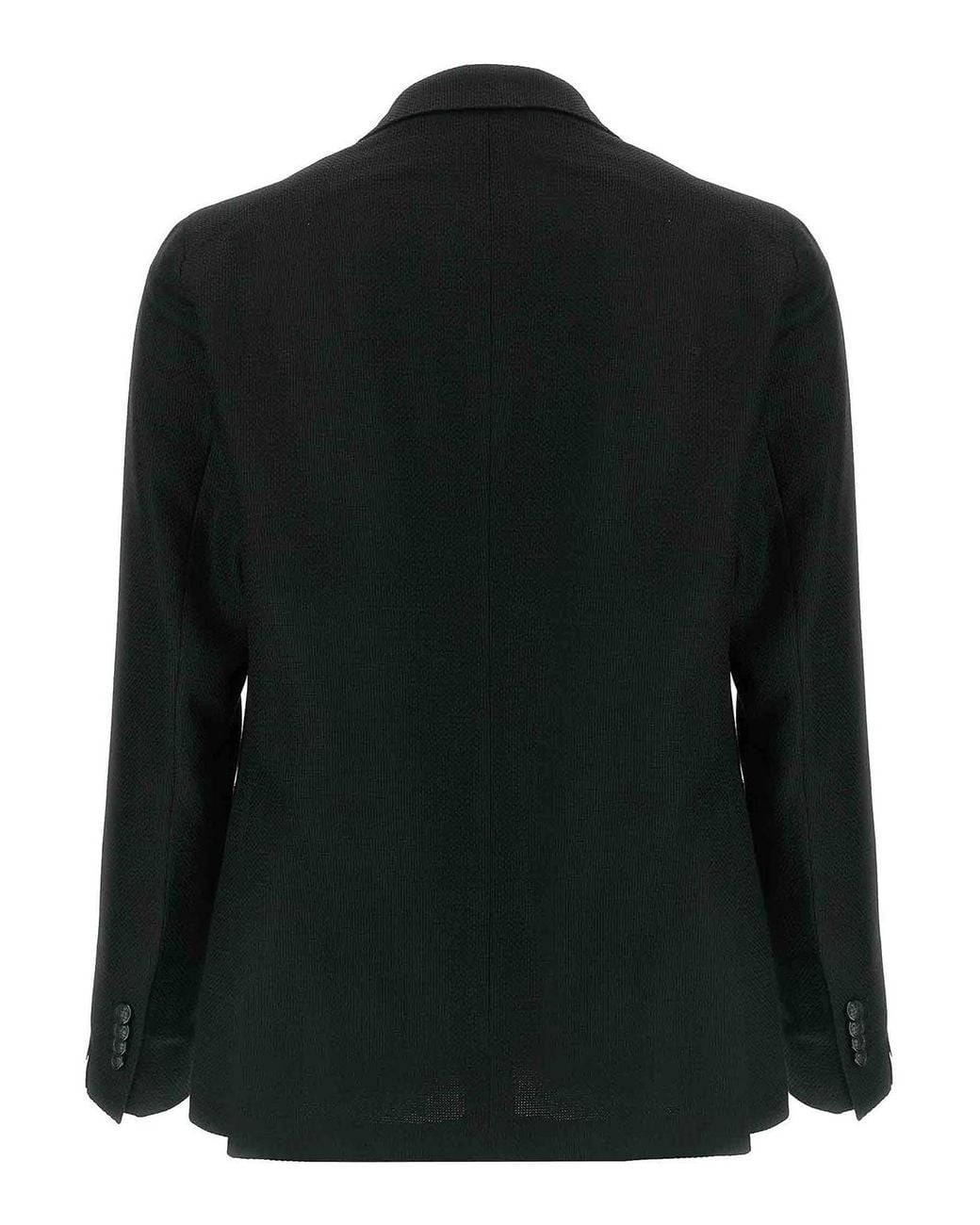 Tagliatore Black Micro Squares Blazer for men