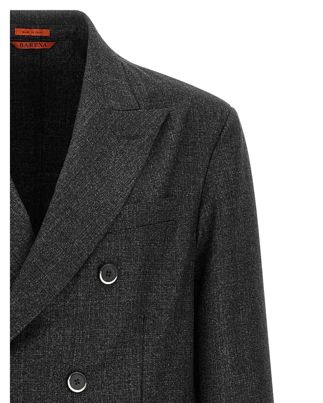 Barena Black Doria Blazer for men