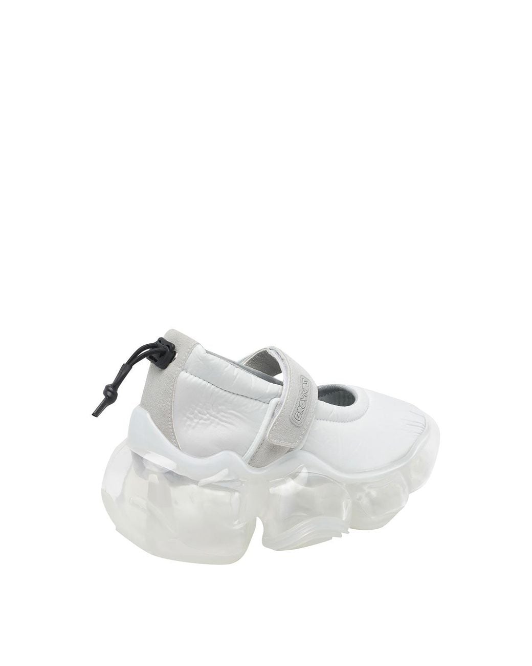 grounds White Moopie Strap Sneakers