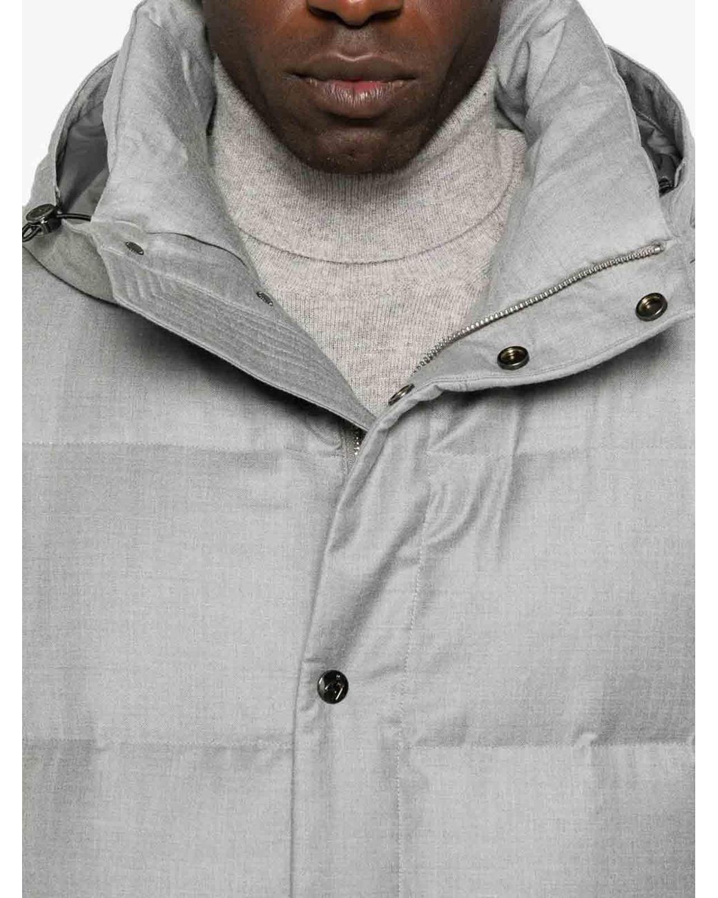 Montecore Gray Down Padded Down Jacket for men