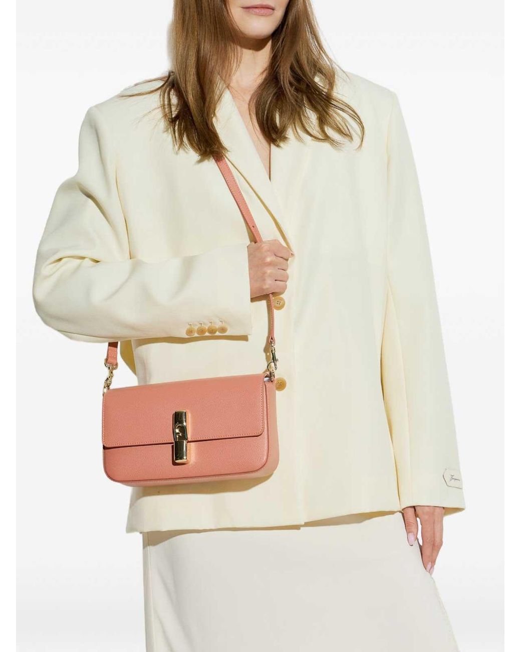 Furla Pink Iride Crossbody S