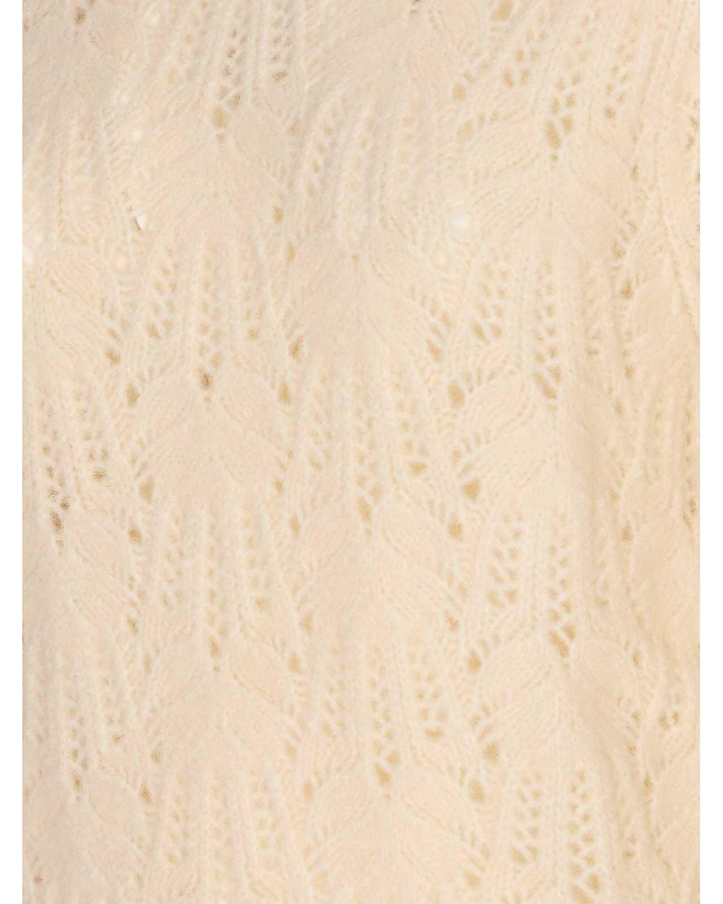 Isabel Marant Natural Etoile Knitted Sweater