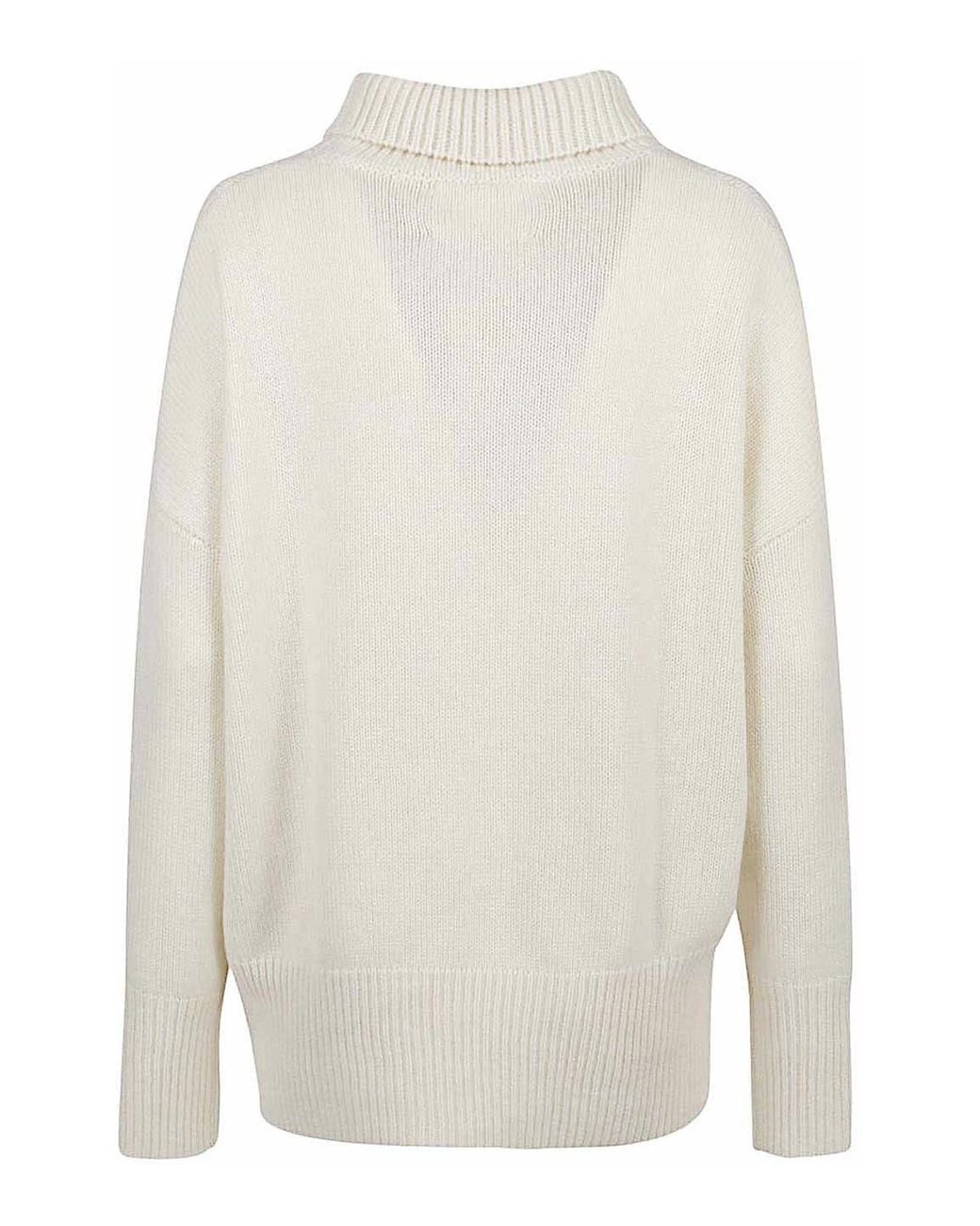 Lisa Yang White The Heidi Cashmere Sweater