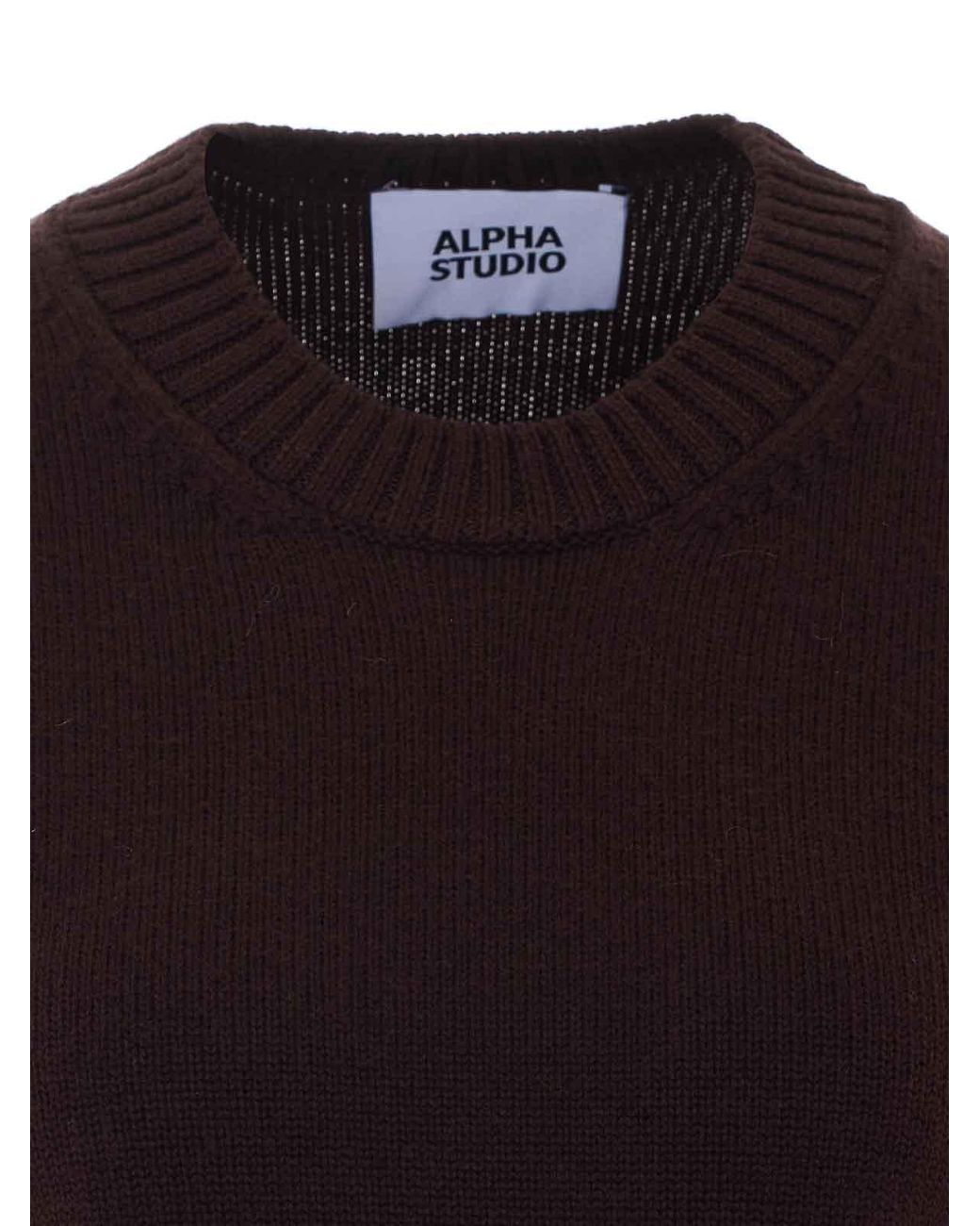 Alpha Studio Blue Sweater