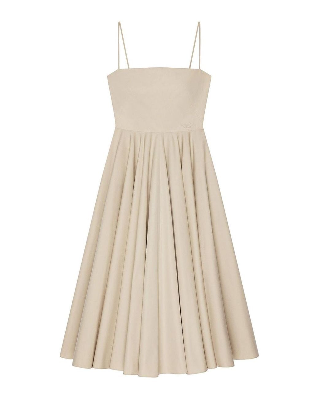 Givenchy Natural Sliced Long Dress