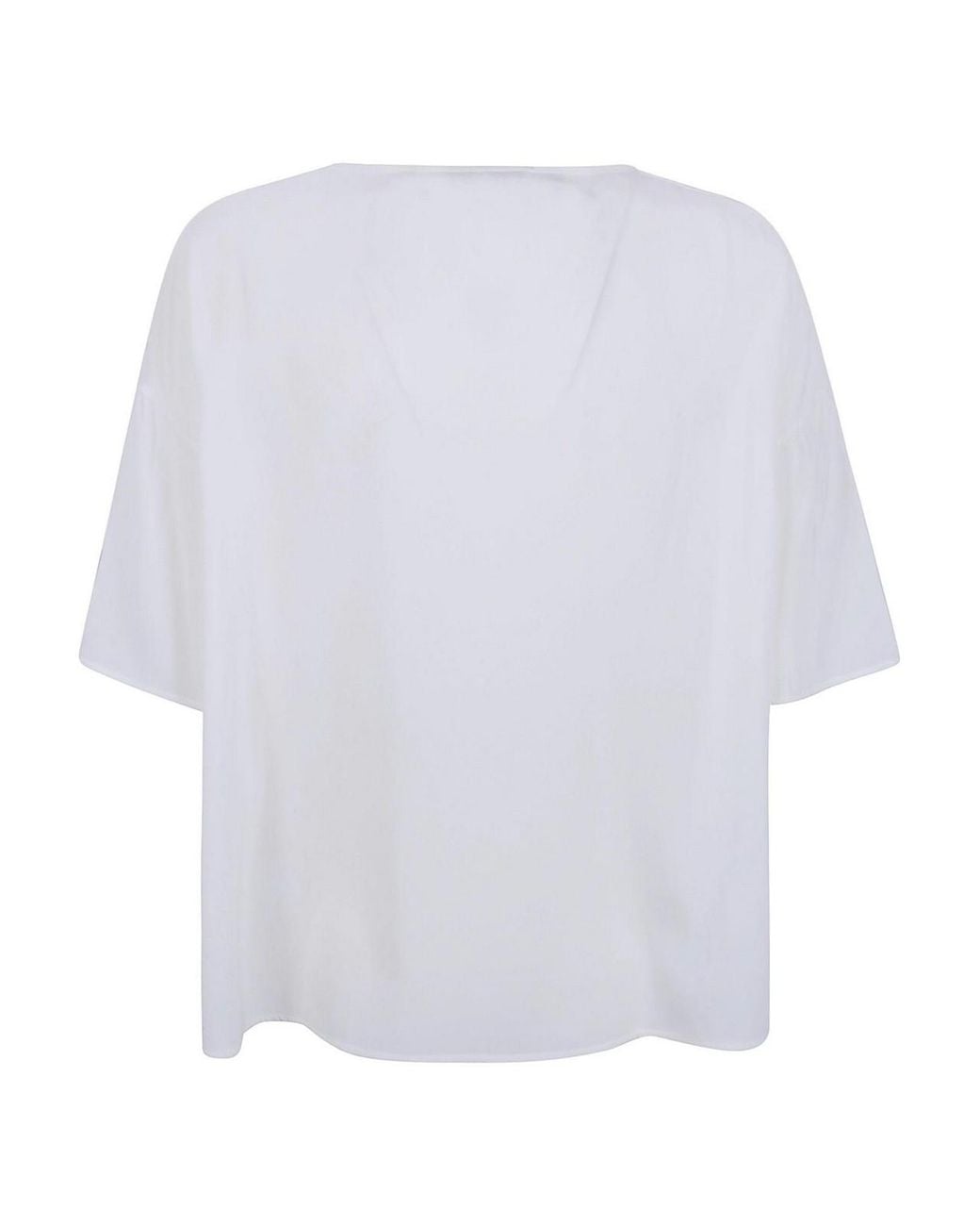 Shirt C-zero White 3/4 Sleeves Squared Fit T-Shirt