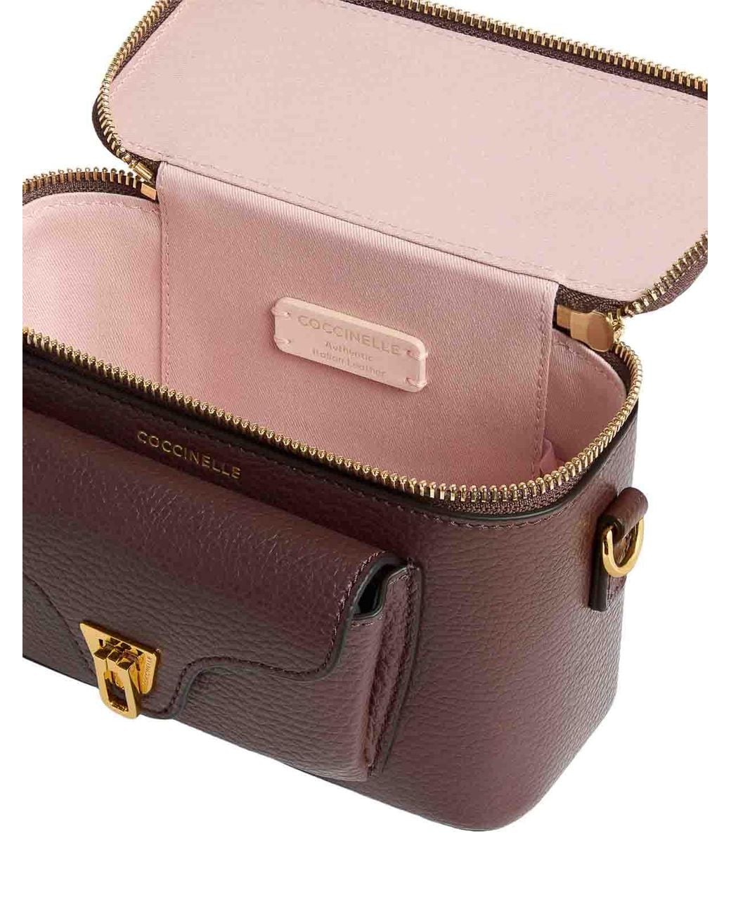 Coccinelle Brown Beat Generation Mini Leather Bag