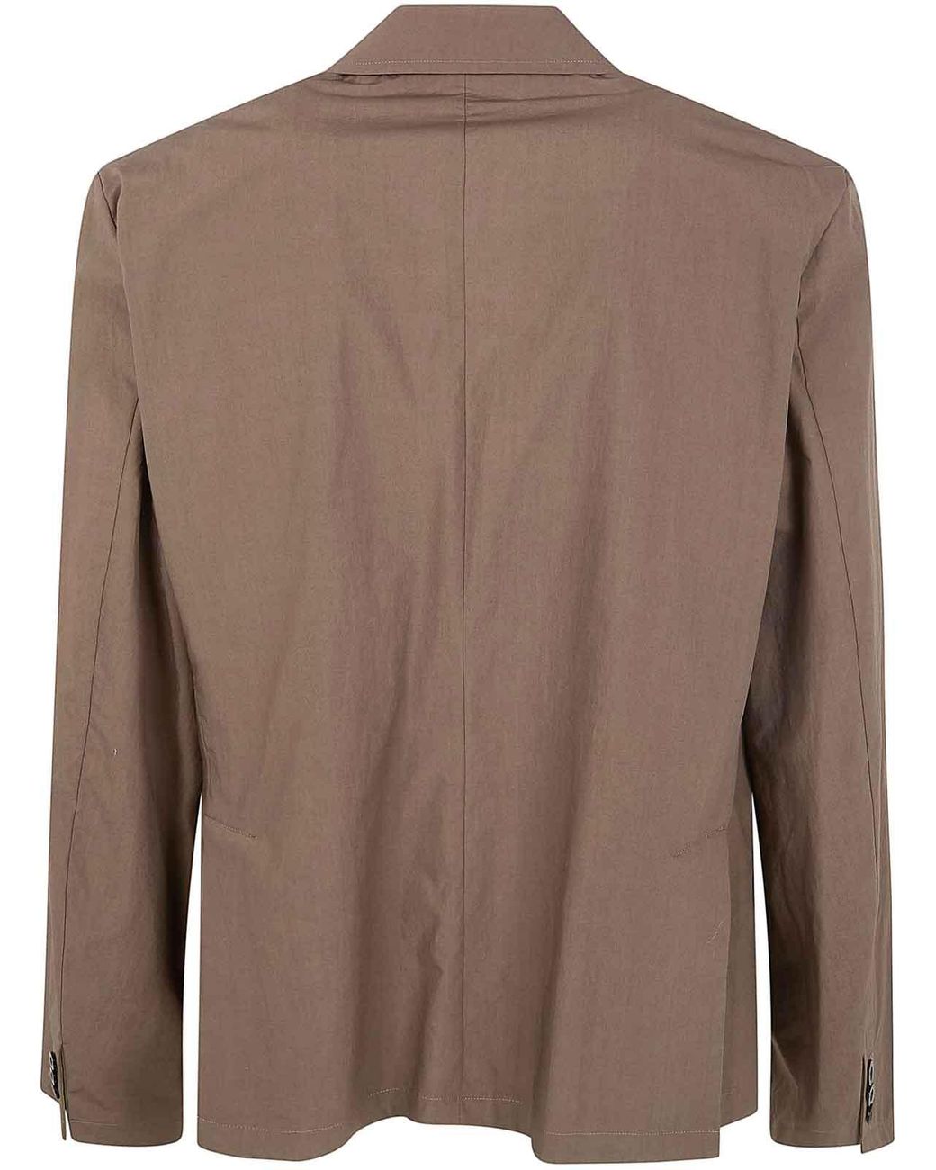 Sacai Brown Cotton Typewriter Jacket for men