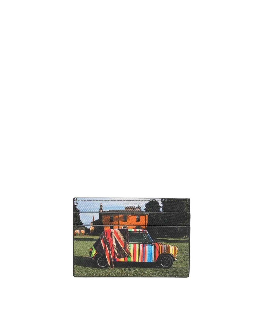 Paul Smith White Wallet Ew Credit Card Case for men