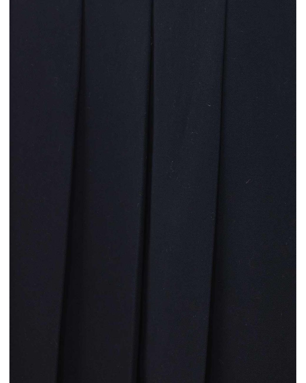 A.P.C. Blue Plissee Skirt