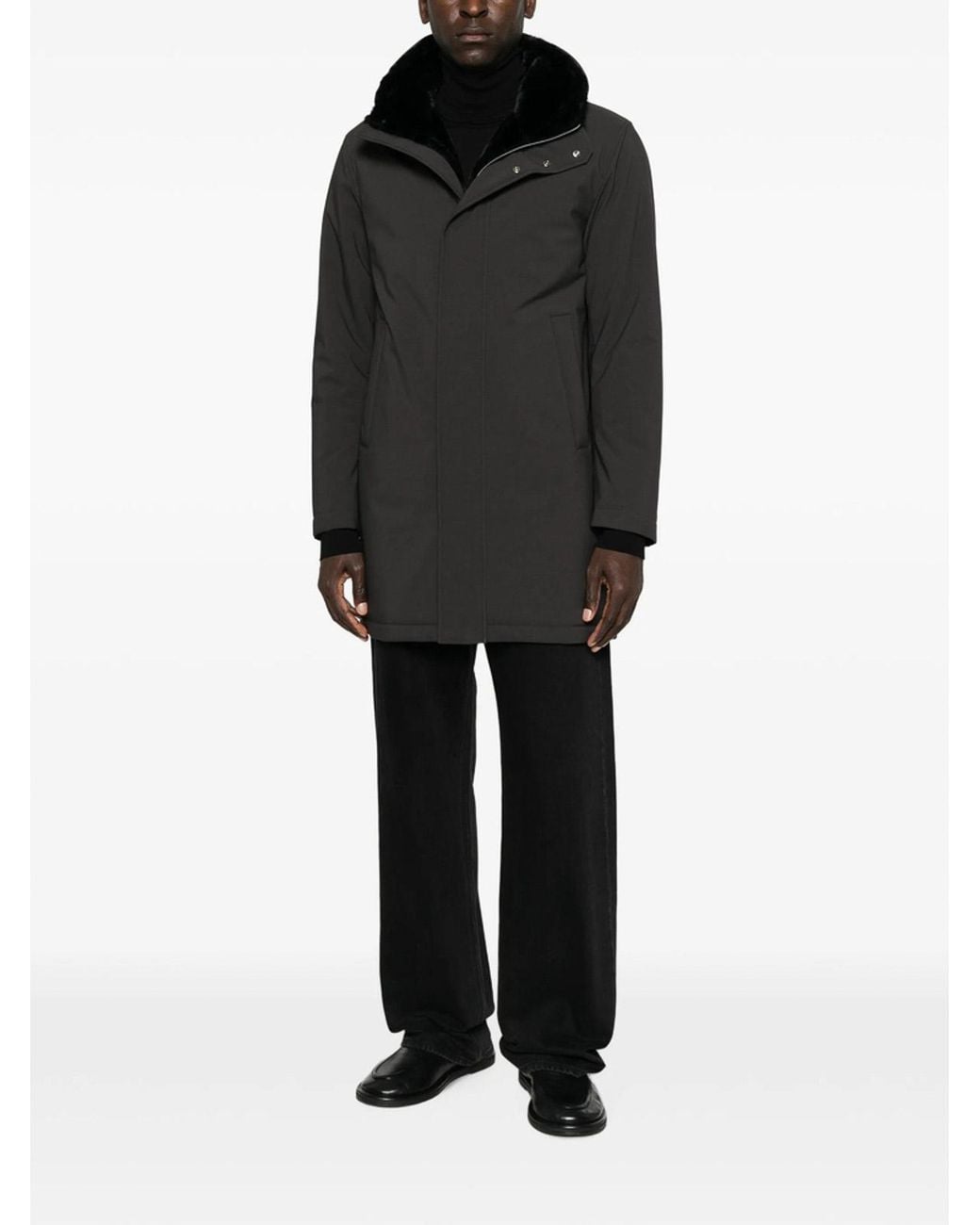 Herno Black Outerwear for men