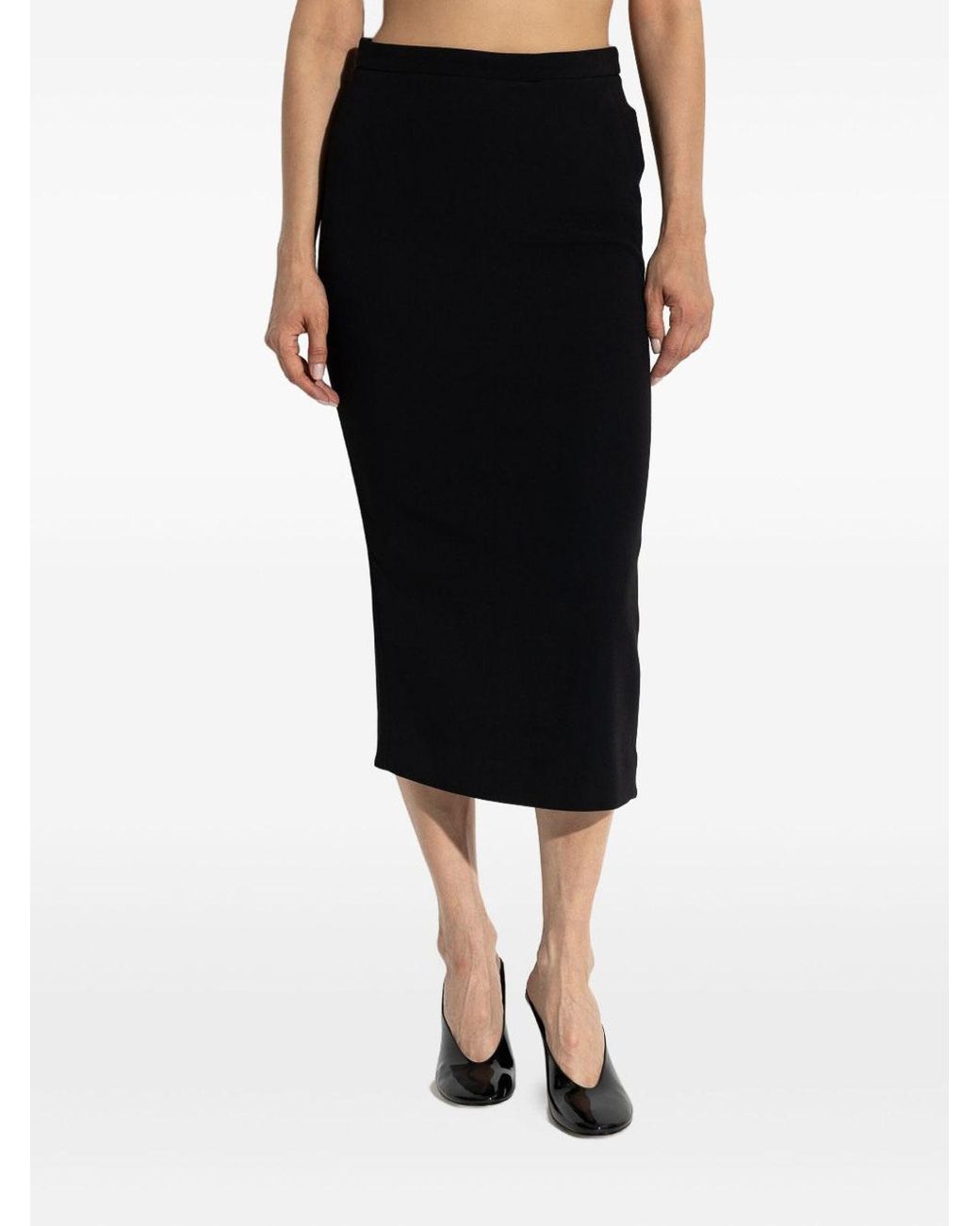 Givenchy Black Low Waist Skirt