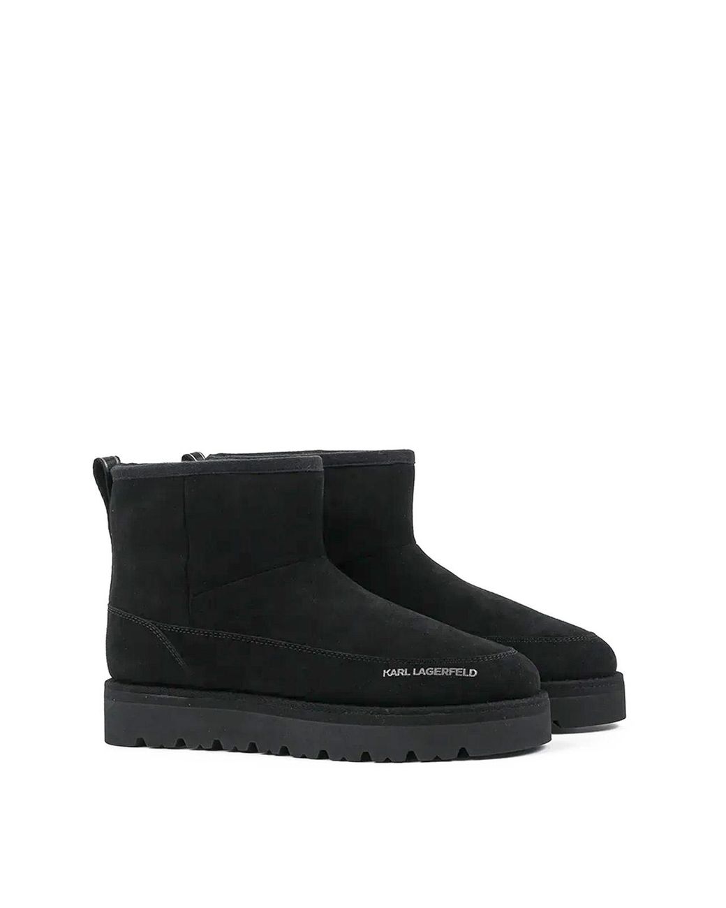 Karl Lagerfeld Black Thermo Mns Mid Pull On Boot for men