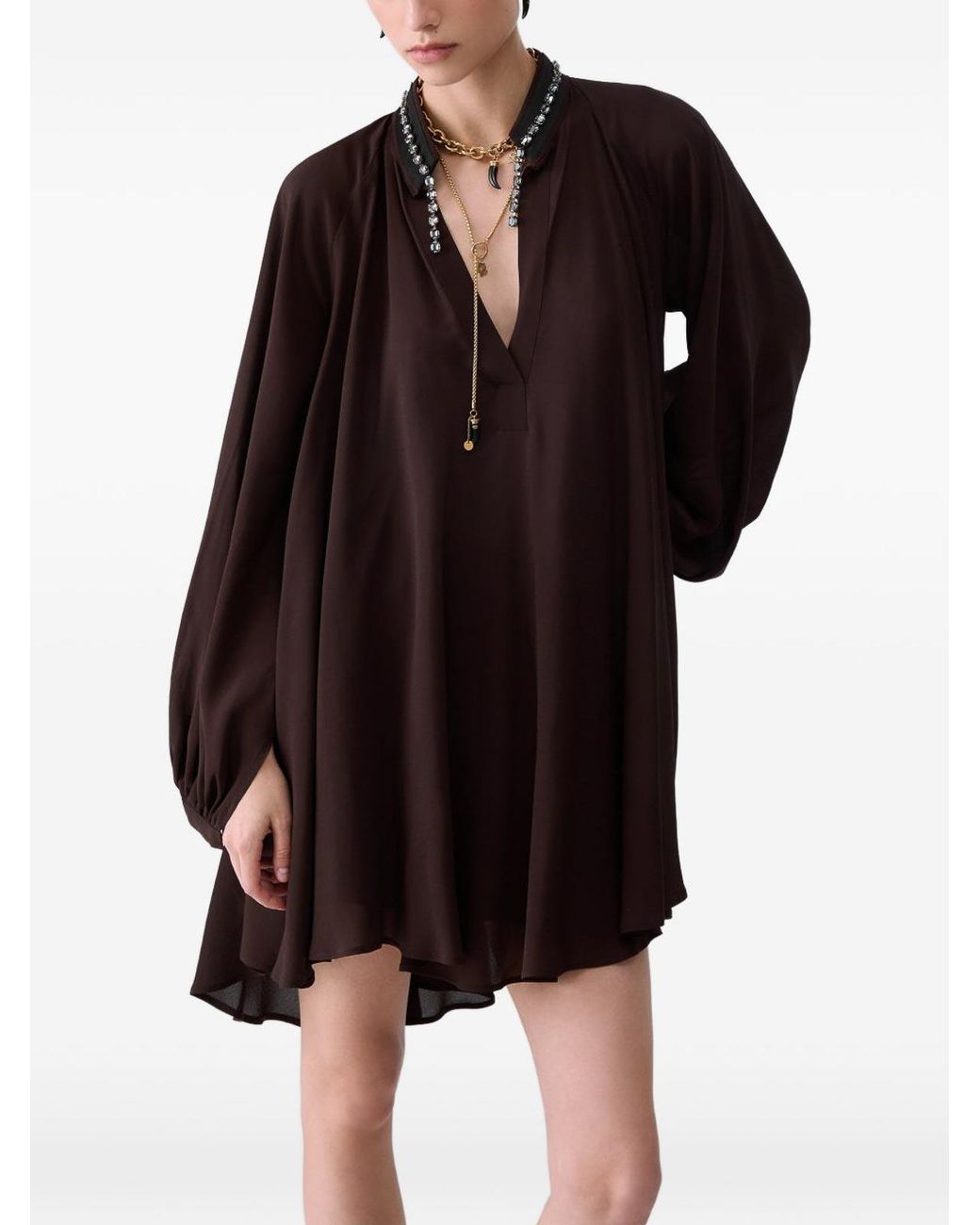 Liu Jo Black Draped Dress