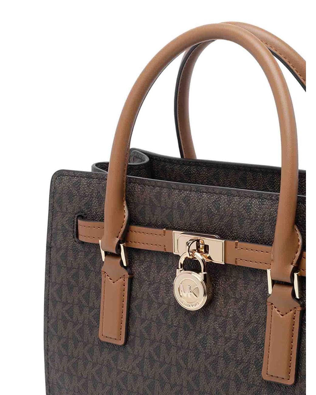 MICHAEL Michael Kors Black Small Hamilton Moderne Satchel Bag