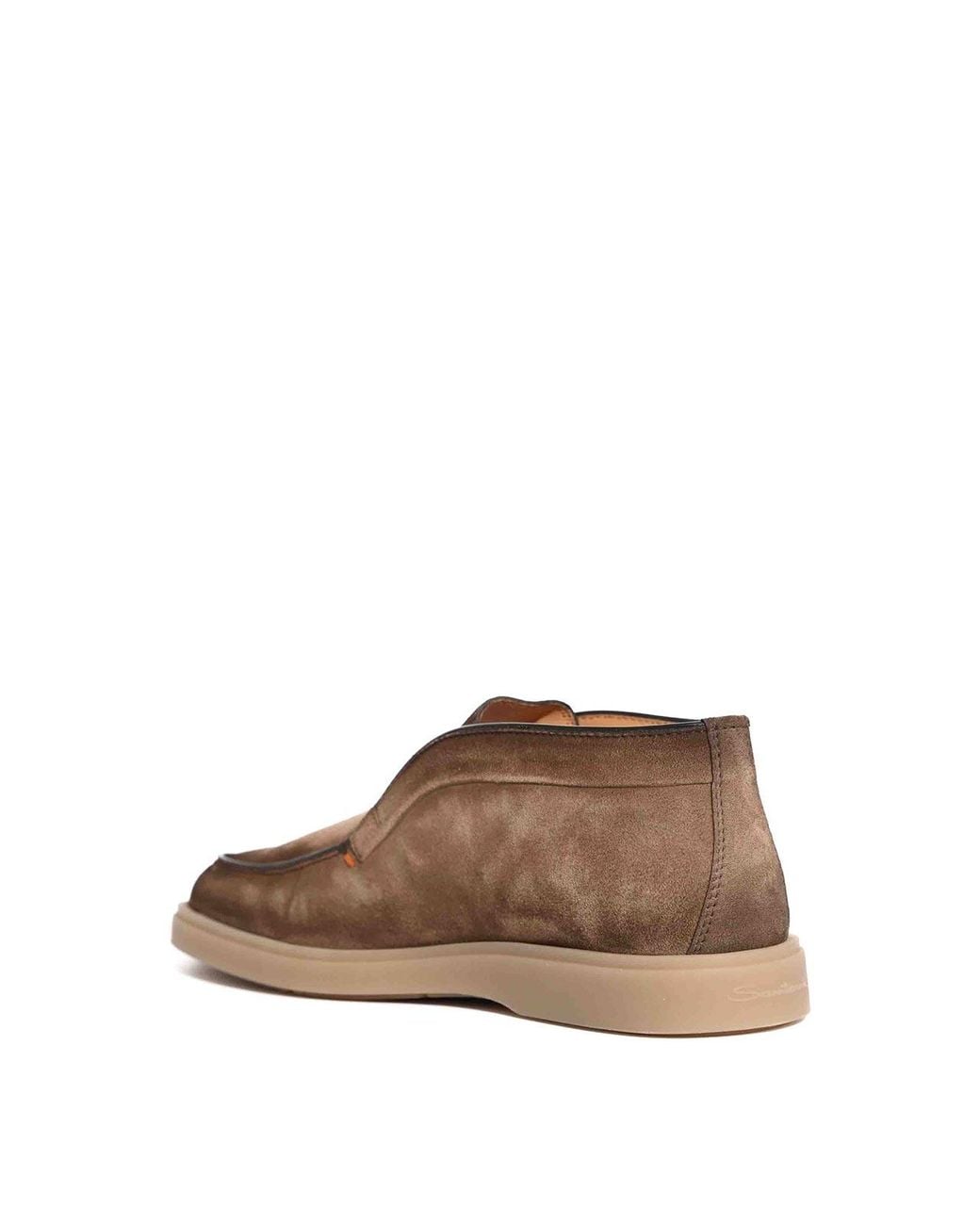 Santoni Brown Digits Ankle Boot for men