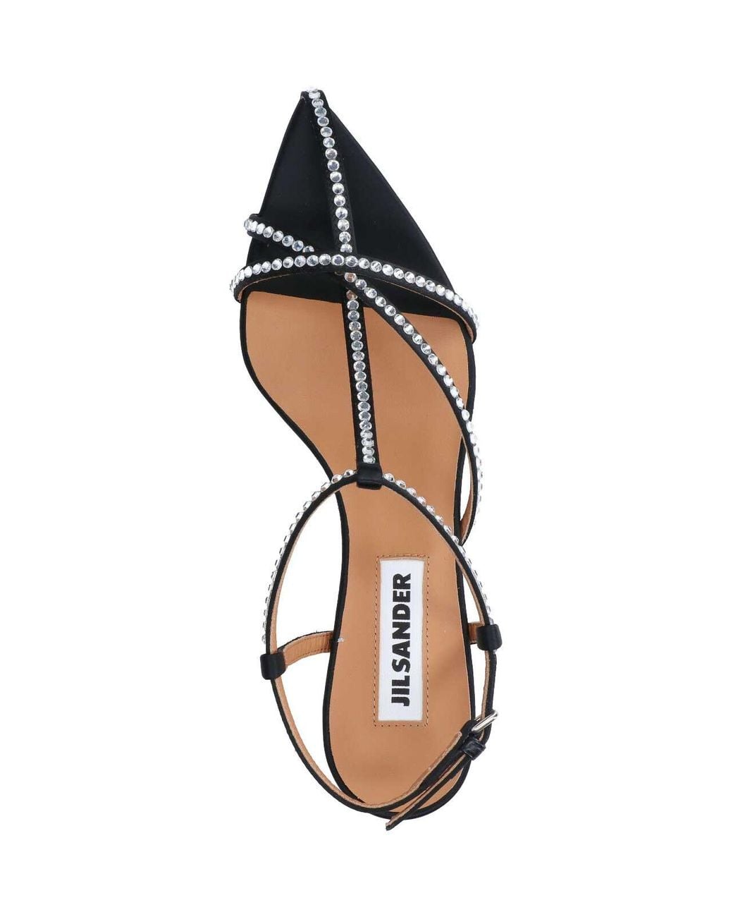 Jil Sander Black Sandals