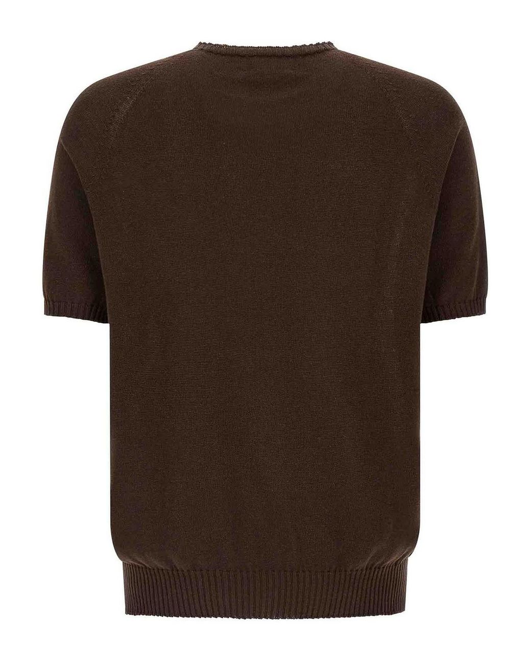 Ma'ry'ya Brown Cotton Sweater for men