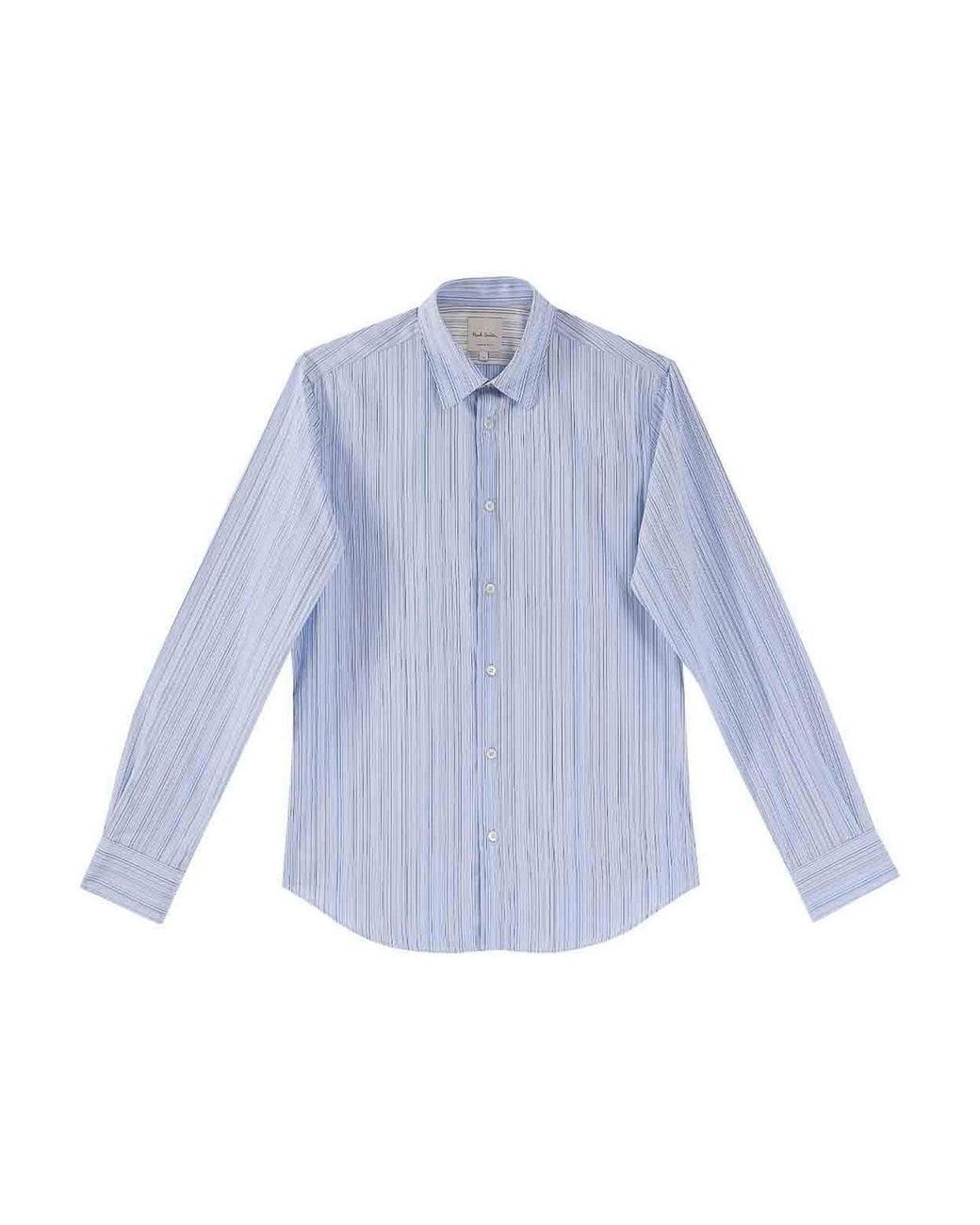 Paul Smith Blue Multiga Slim Fit Shirt Ps for men