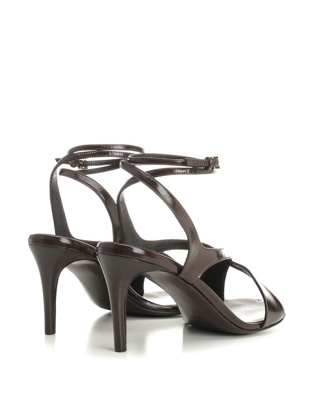 Khaite White Liria Leather Sandals
