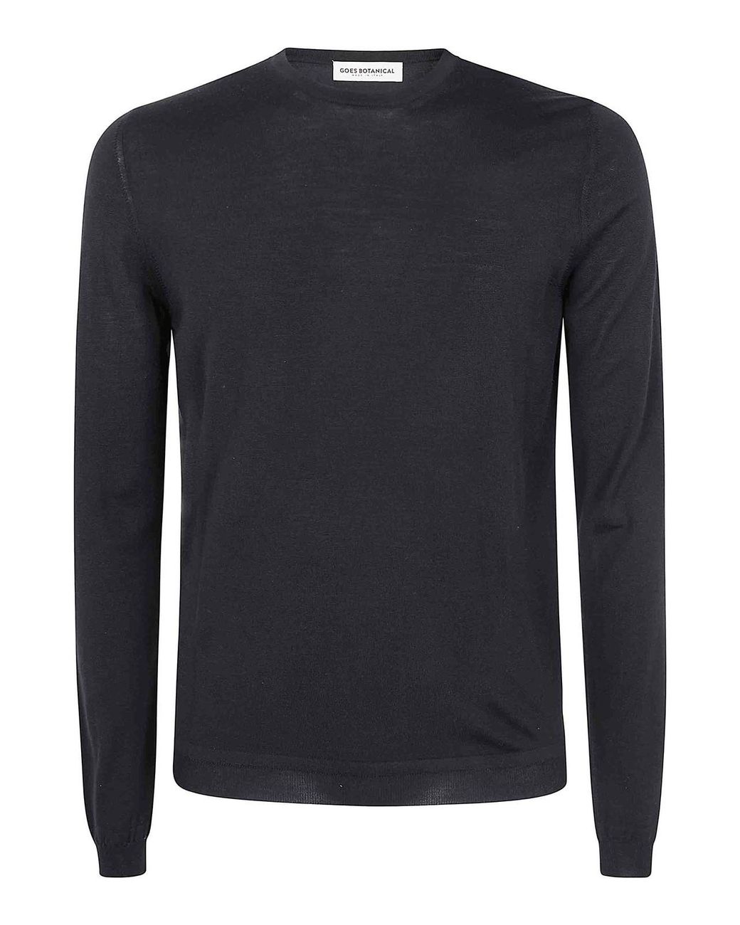 GOES BOTANICAL Blue Pullover Roundneck for men