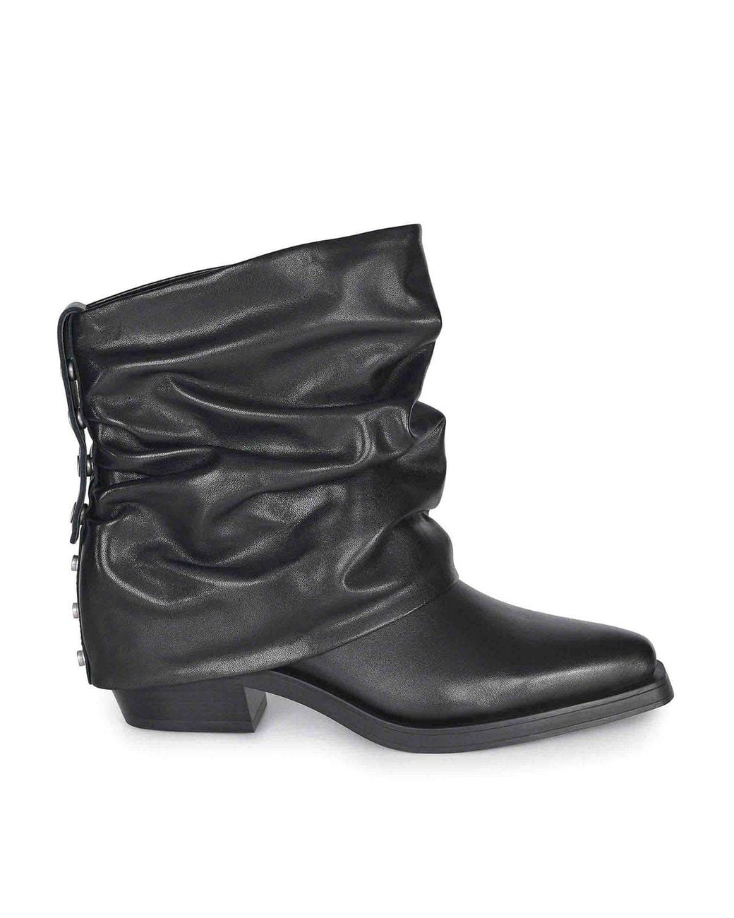 Ash Black Boots Made Of Leather