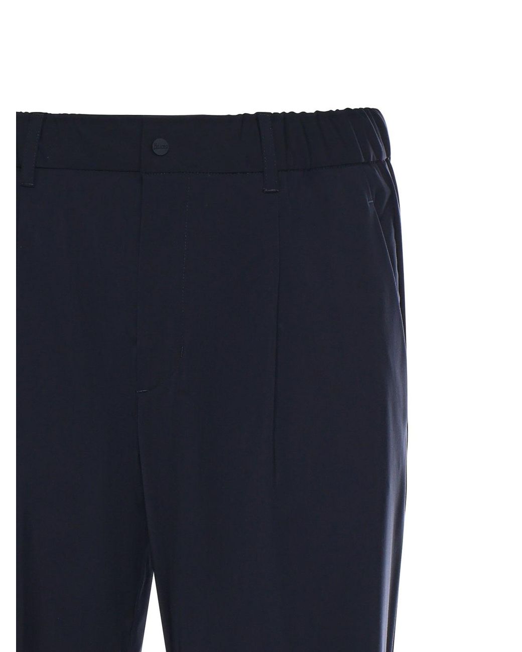 Herno Blue Tech-Merino Trousers for men