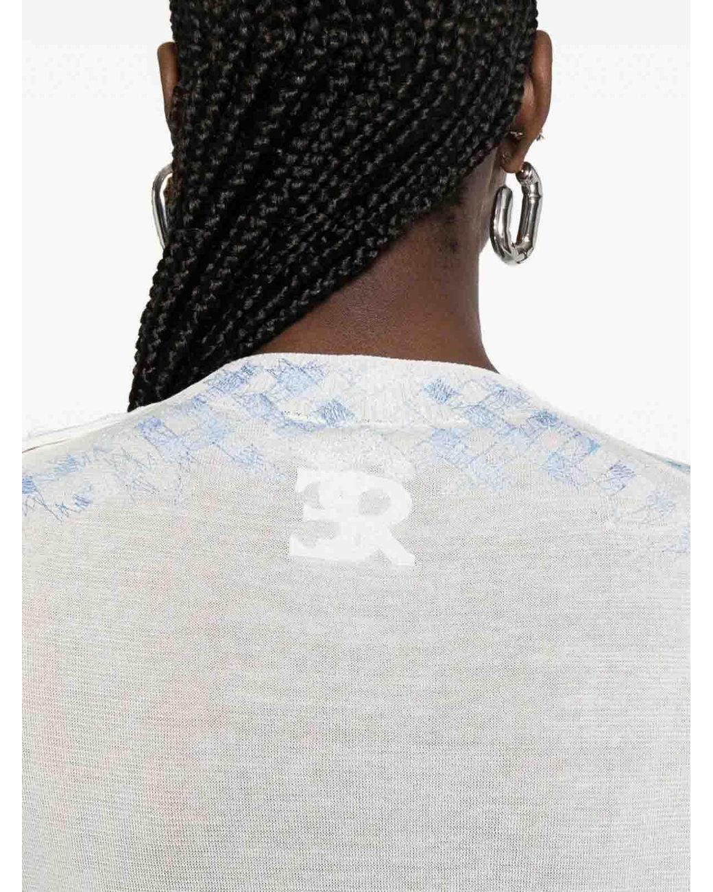 Ermanno Scervino White Short Sleeve Sweater