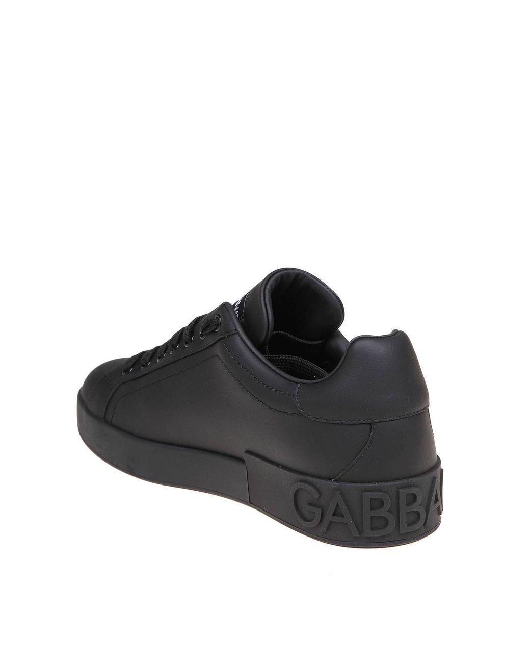 Dolce & Gabbana Black Portofino Sneakers for men