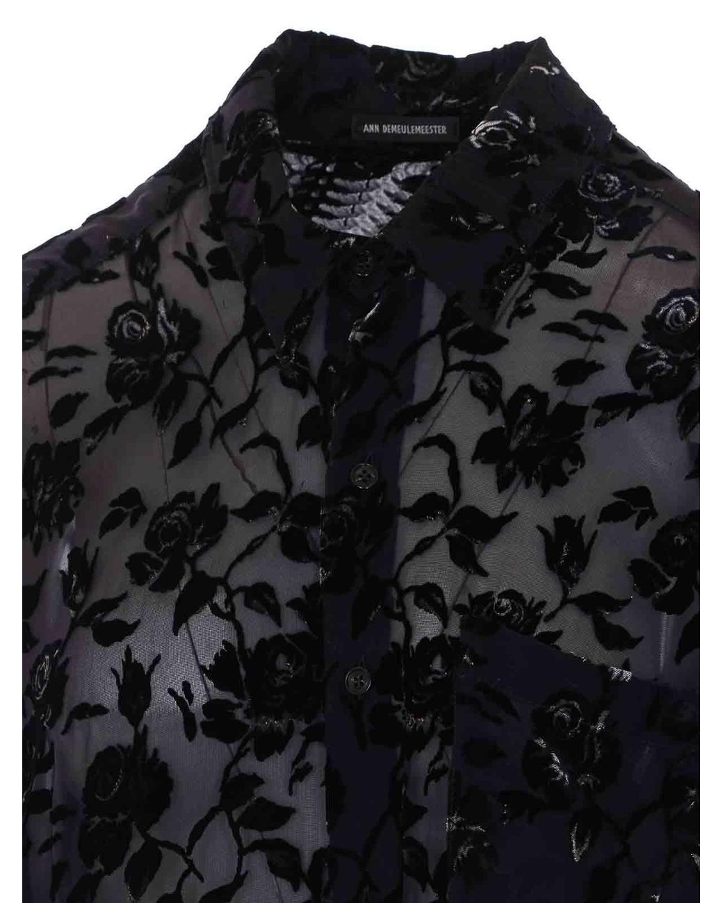 Ann Demeulemeester Black Elisabeth Shirt