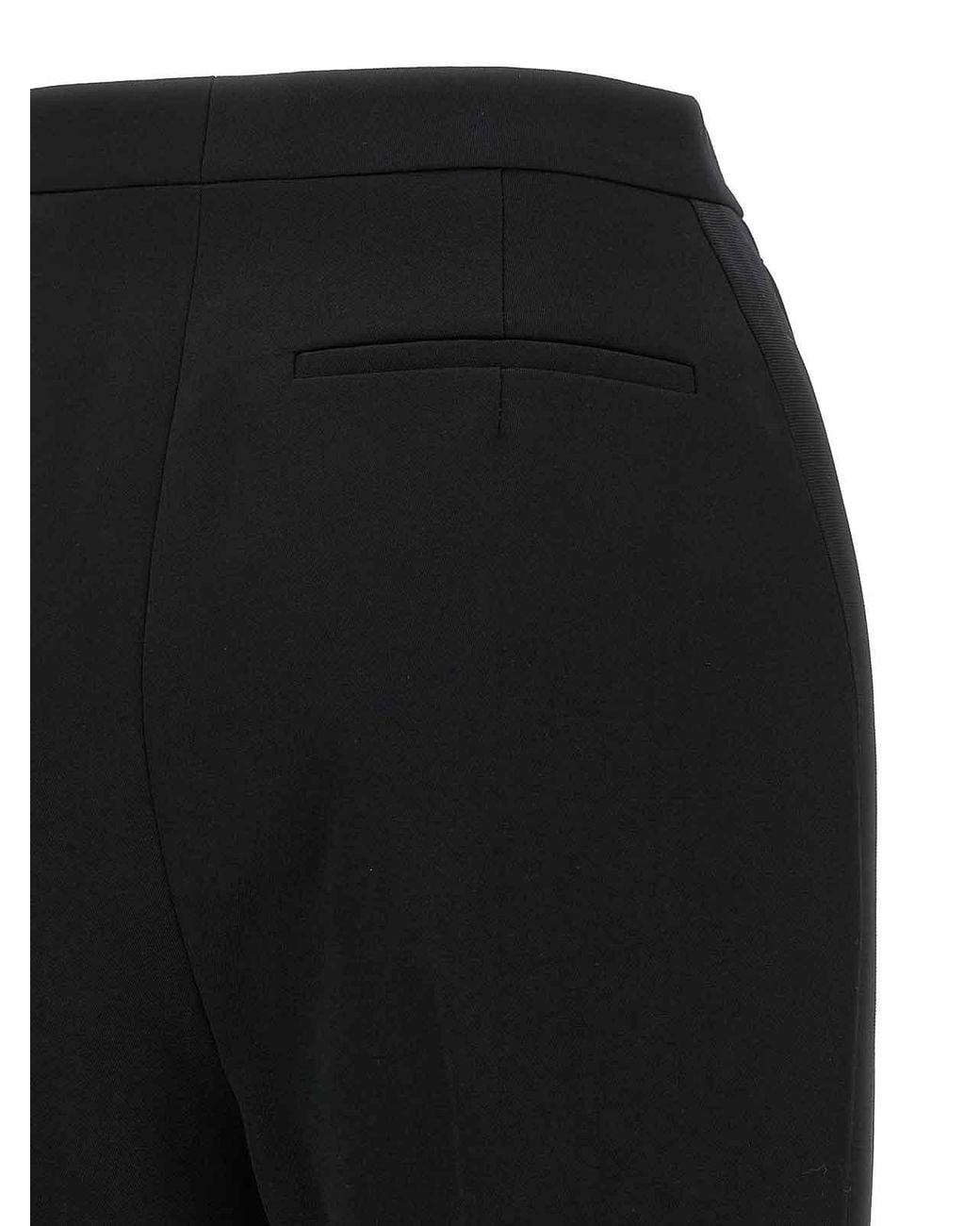 Givenchy Black Satin Band Pants