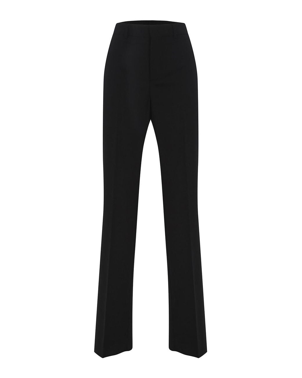 DSquared² Black Wool Blend High Rise Trousers