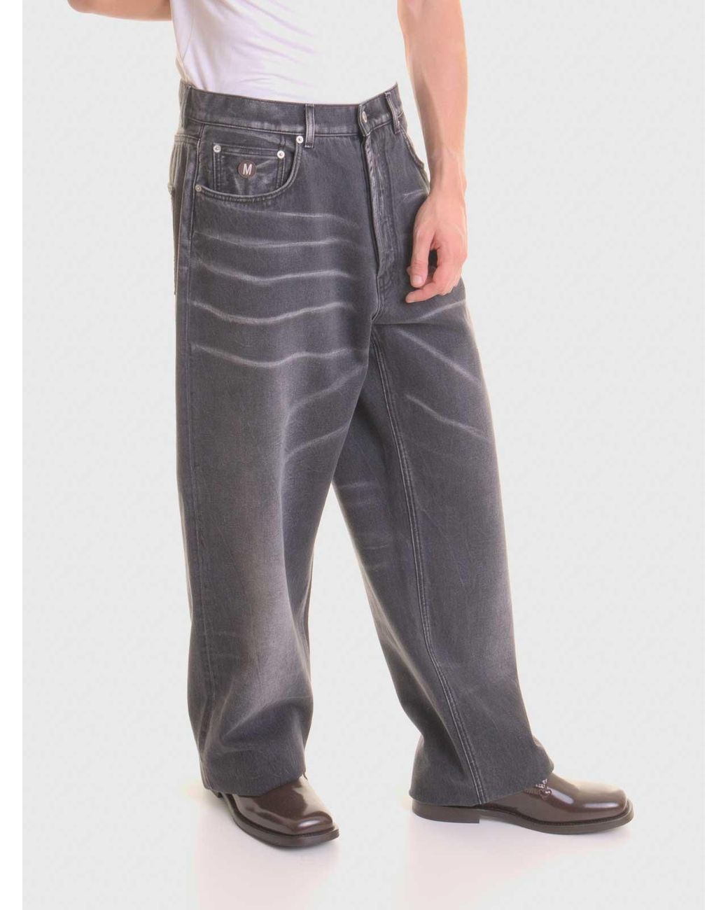 Moschino Gray Jeans for men