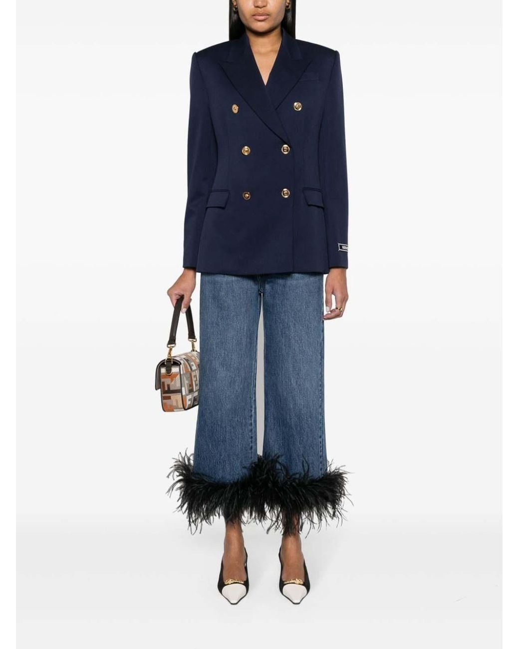 Versace Blue Jackets