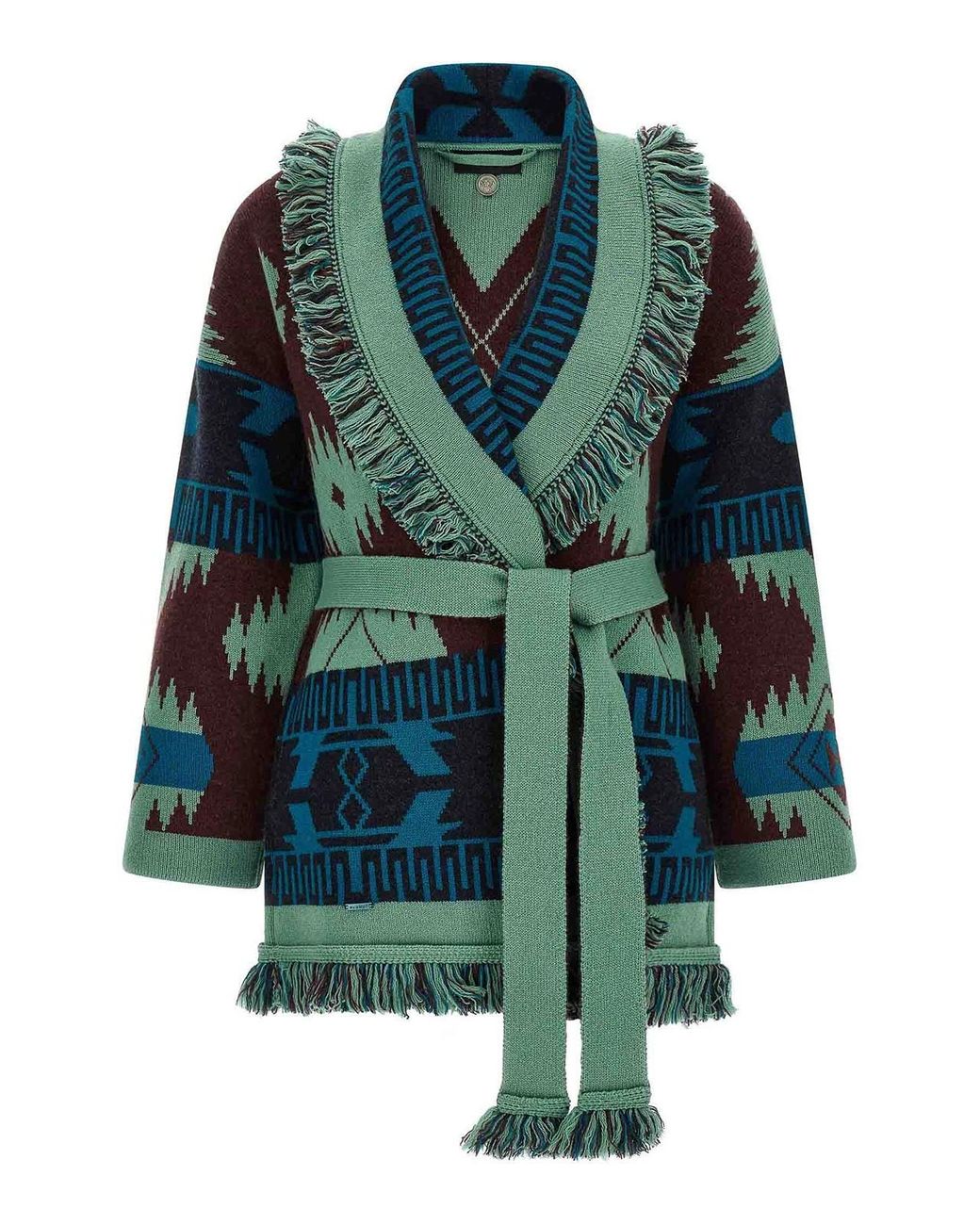Alanui Green Cardigan