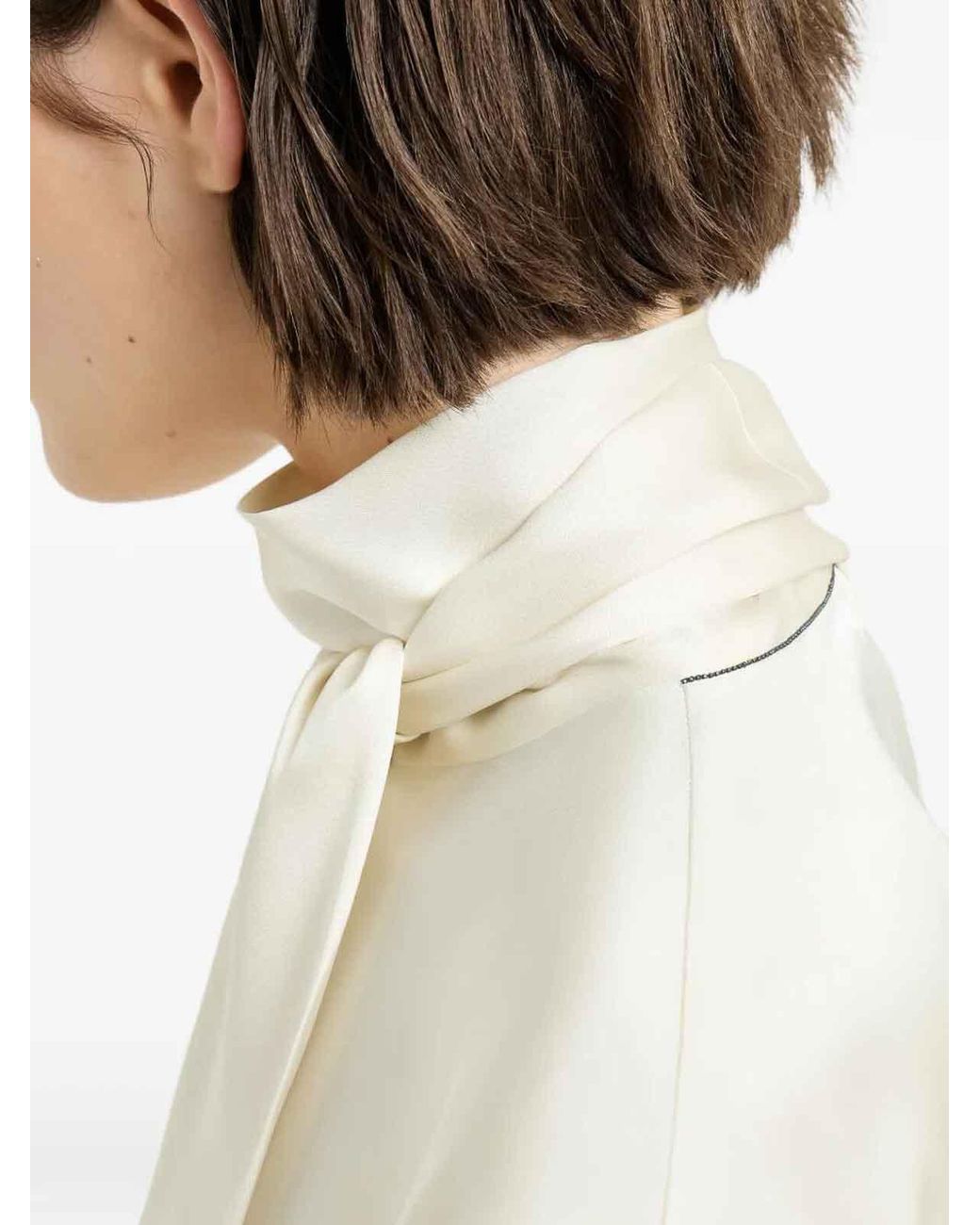 Brunello Cucinelli White Blouse