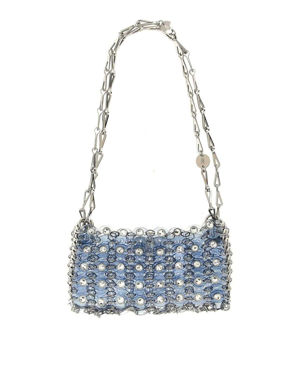 Rabanne Blue 1969 Nano Shoulde Bag