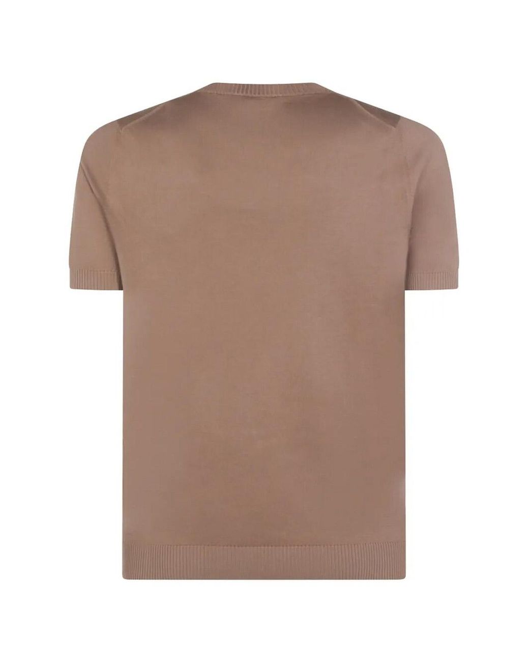 Malo Brown Cotton Round Neck for men
