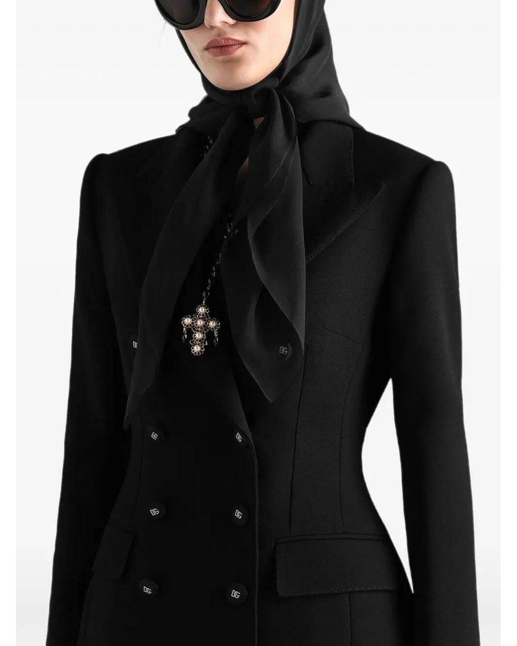 Dolce & Gabbana Black Double-Breasted Jacket