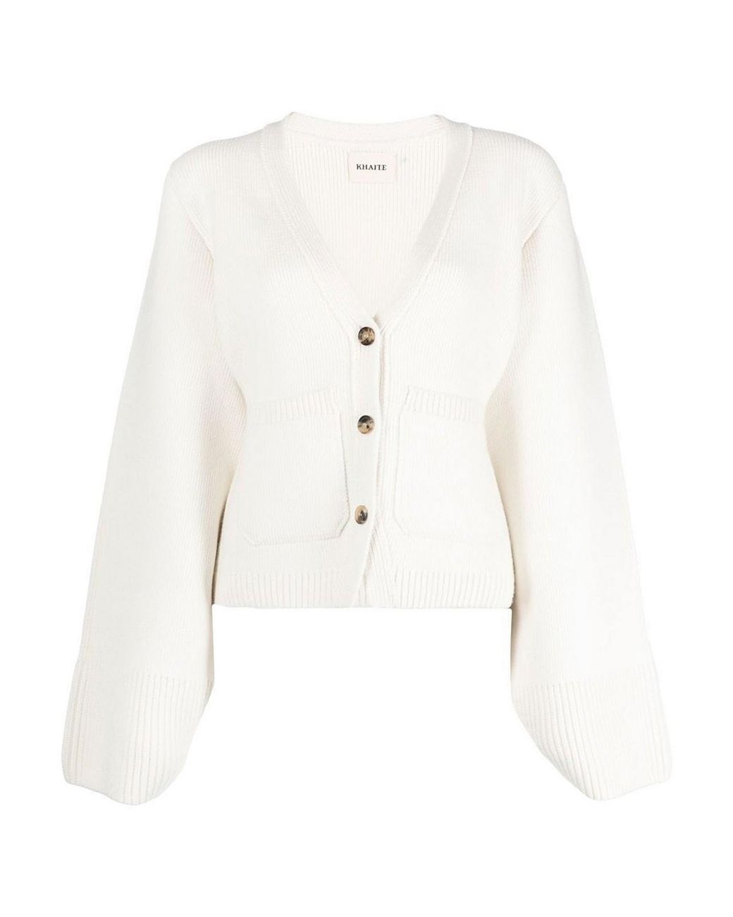 Khaite White The Scarlet Cardigan