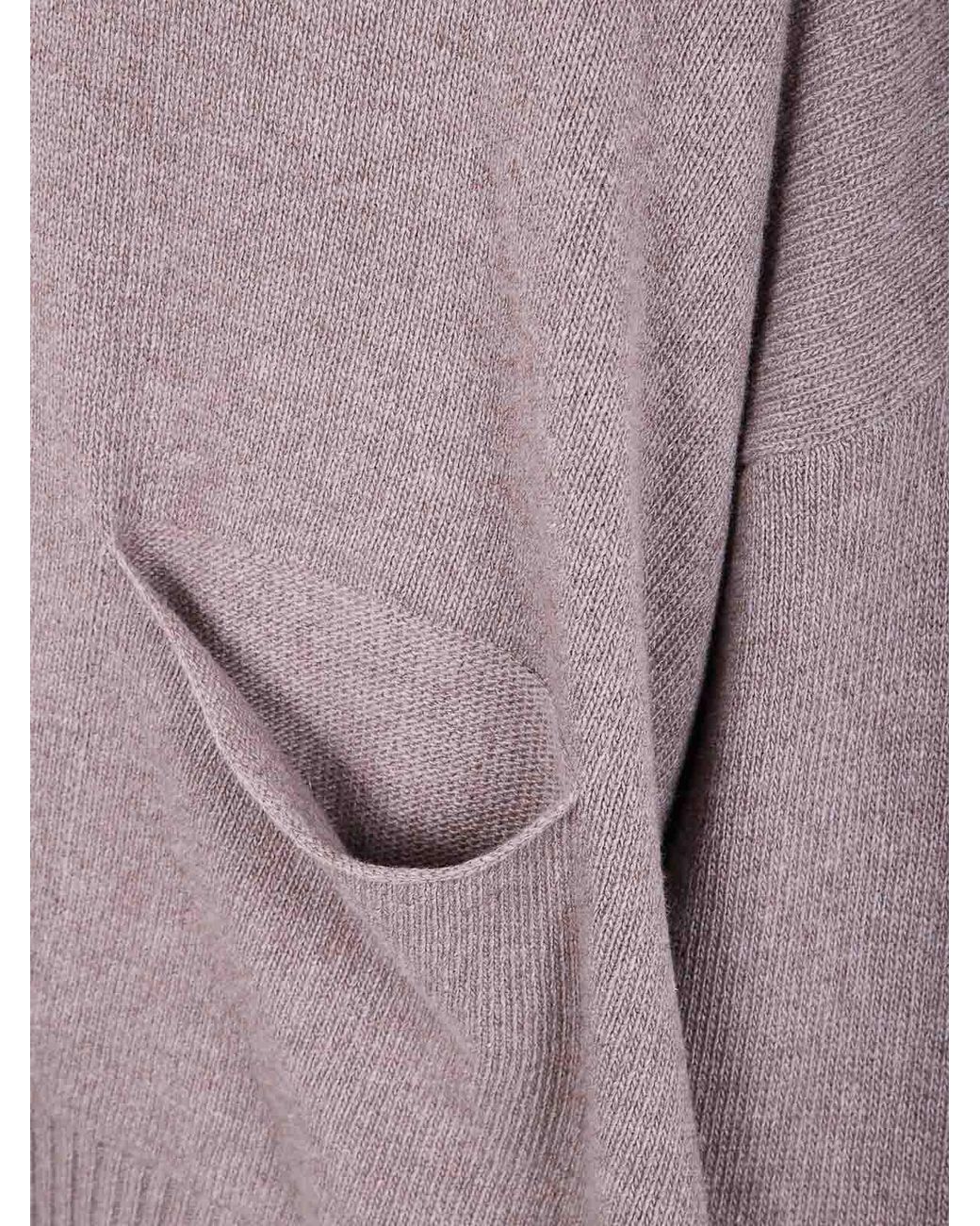 Ma'ry'ya Purple Poncho High Neck Mix Cash