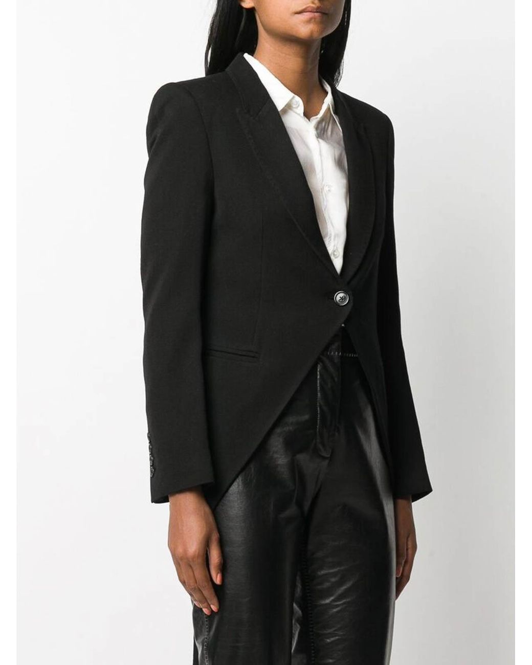 Ann Demeulemeester Black Cavalier Blazer