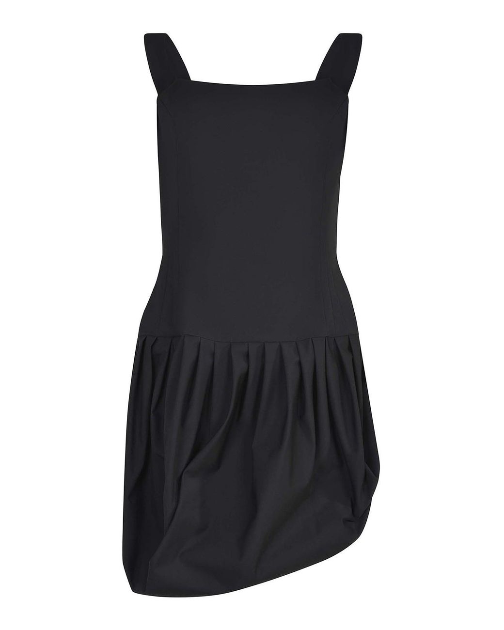 Magda Butrym Black Dress Made Of Polyester